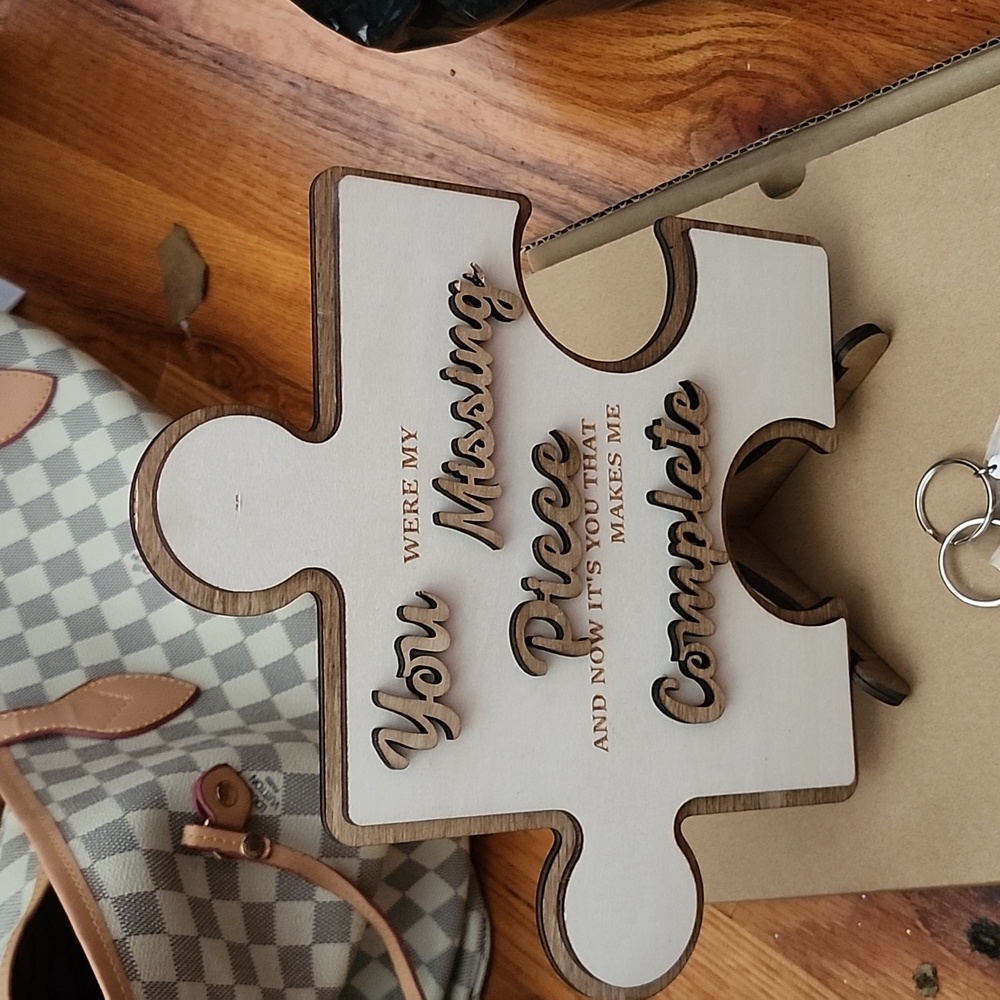 Puzzle gift set romance